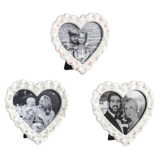 Mud Pie - Frame - Heart Leopard - 3x3 - Findlay Rowe Designs