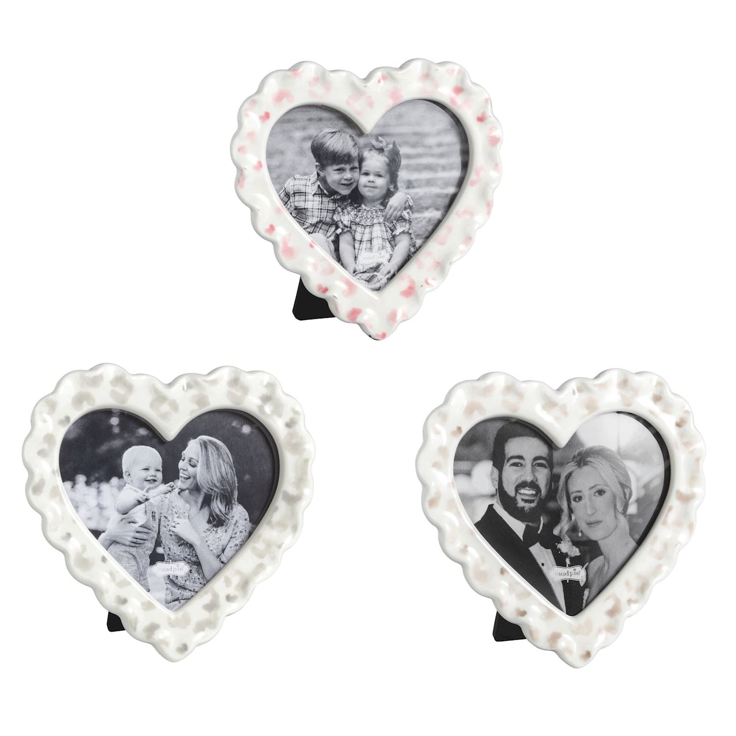 Mud Pie - Frame - Heart Leopard - 3x3 - Findlay Rowe Designs