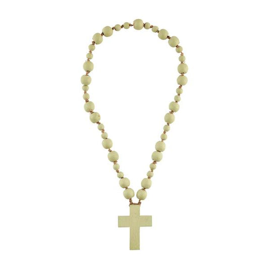 Clearance - Mud Pie - Decorative Cross Bead - Green