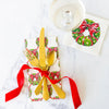Hester & Cook - Cocktail Napkin - Holiday Wreath