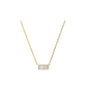 Kendra Scott - Necklace - Jamie Short Pendant - Gold White Cz