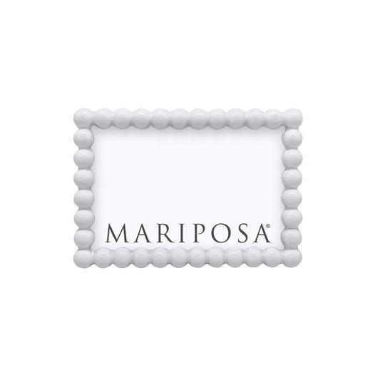Mariposa -  4x6 Frame Baubles - White
