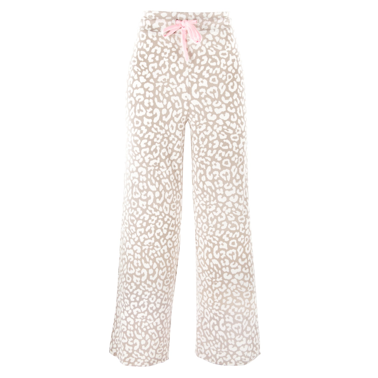 Pajama Pants - Taupe Leopard