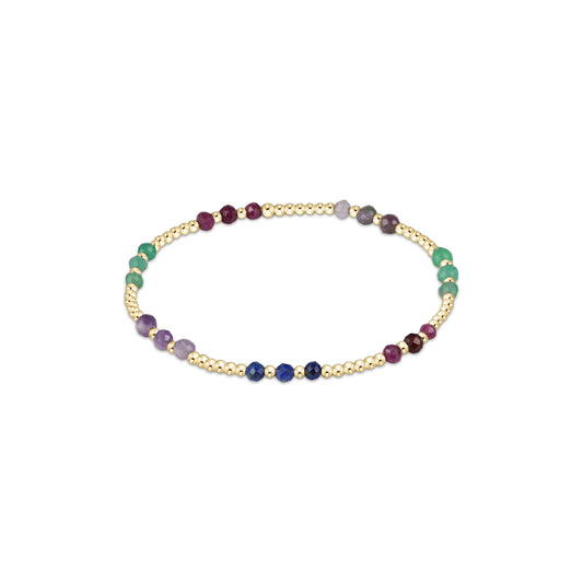 Enewton - Gemstone Gold Joy Pattern 3mm Bead Bracelet - Hot Mess Fall  Winter - Findlay Rowe Designs