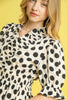 Umgee - Dress - Polka Dot Ruffle Smocked Midi - Black Off White - Findlay Rowe Designs