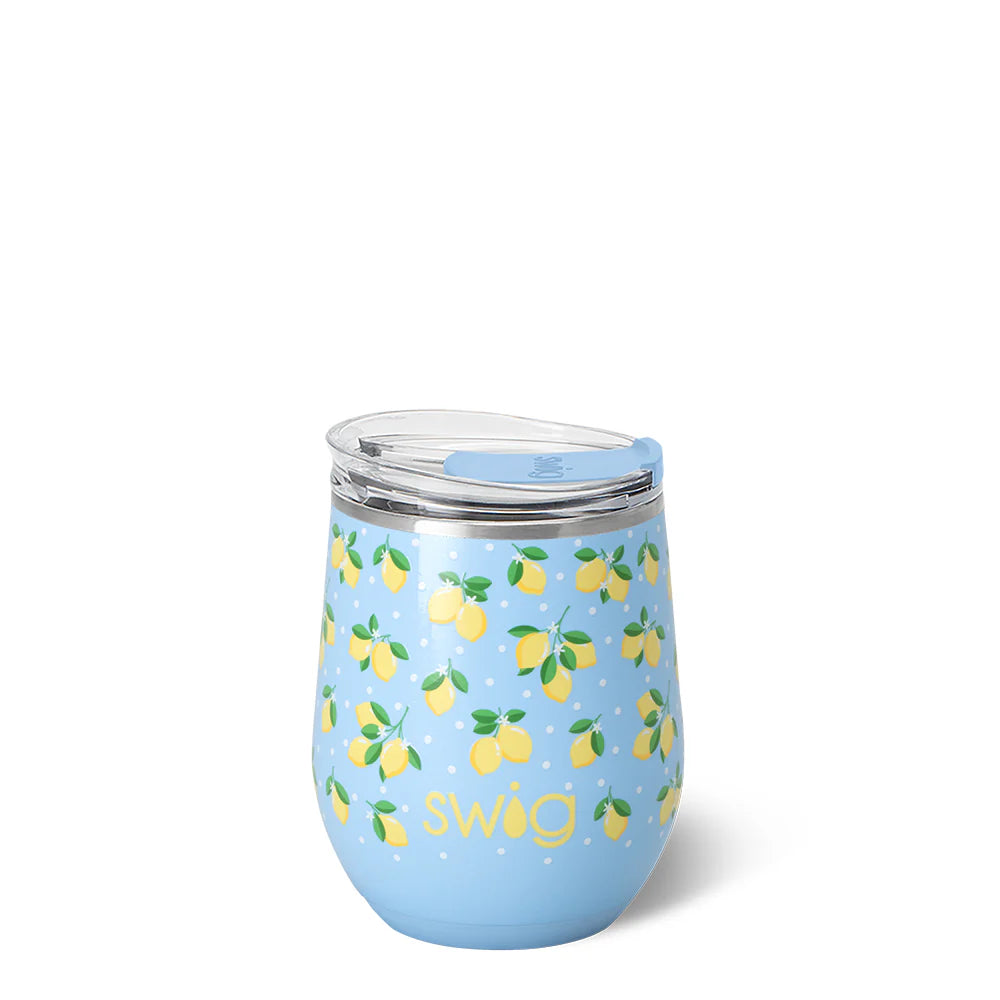 Swig - 12 oz Stemless - Lemon Meringue - Findlay Rowe Designs