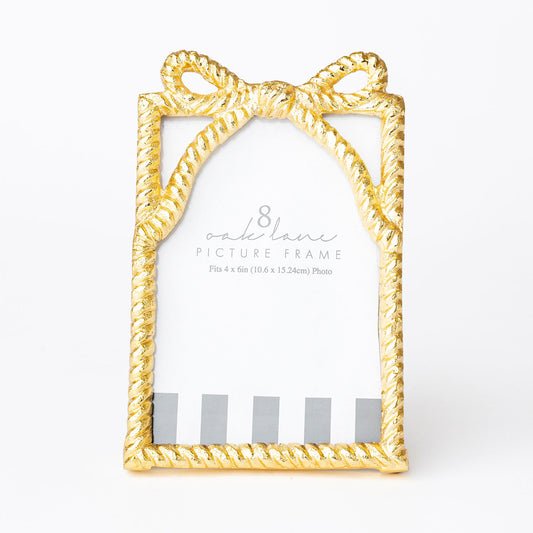 4x6 Frame - Bow - Gold