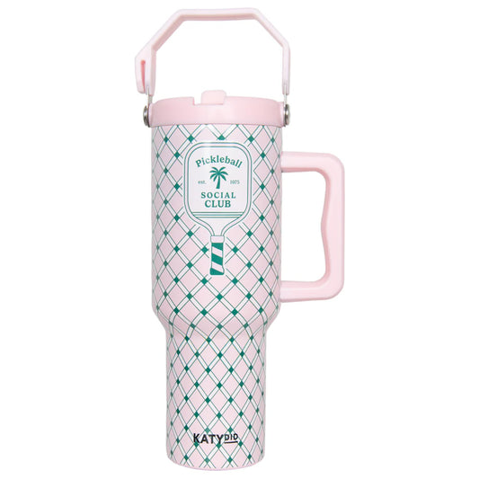 KatyDid - Pickleball Social Club Tumbler - 38oz - Findlay Rowe Designs