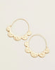 Spartina- Pretty Petal Hoop Earrings Gold - Findlay Rowe Designs