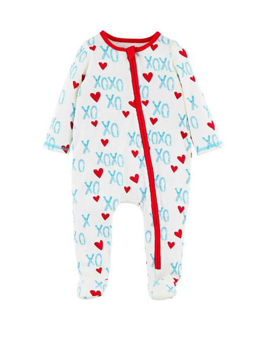 Mud Pie - Baby Sleeper - XO - Blue - Findlay Rowe Designs