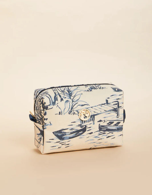 Spartina 449 - Cosmetic Case - Daise Seascape - Findlay Rowe Designs