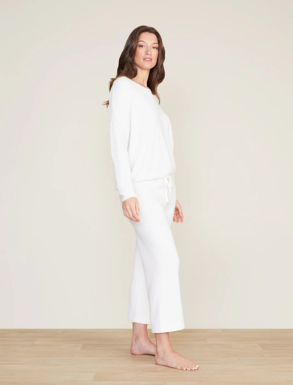 Barefoot Dreams - CozyChic Ultra Lite Slouchy Pullover - Pearl - Findlay Rowe Designs