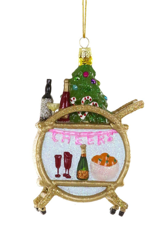 Cody Foster - Ornament - Holiday Bar Cart