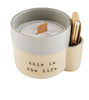 MUD PIE - THIS IS THE LIFE - SENTIMENT CANDLE WITH MATCHES