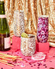 Lilly Pulitzer - Stainless Steel Champagne Flute - Gold Metallic Pattern Play