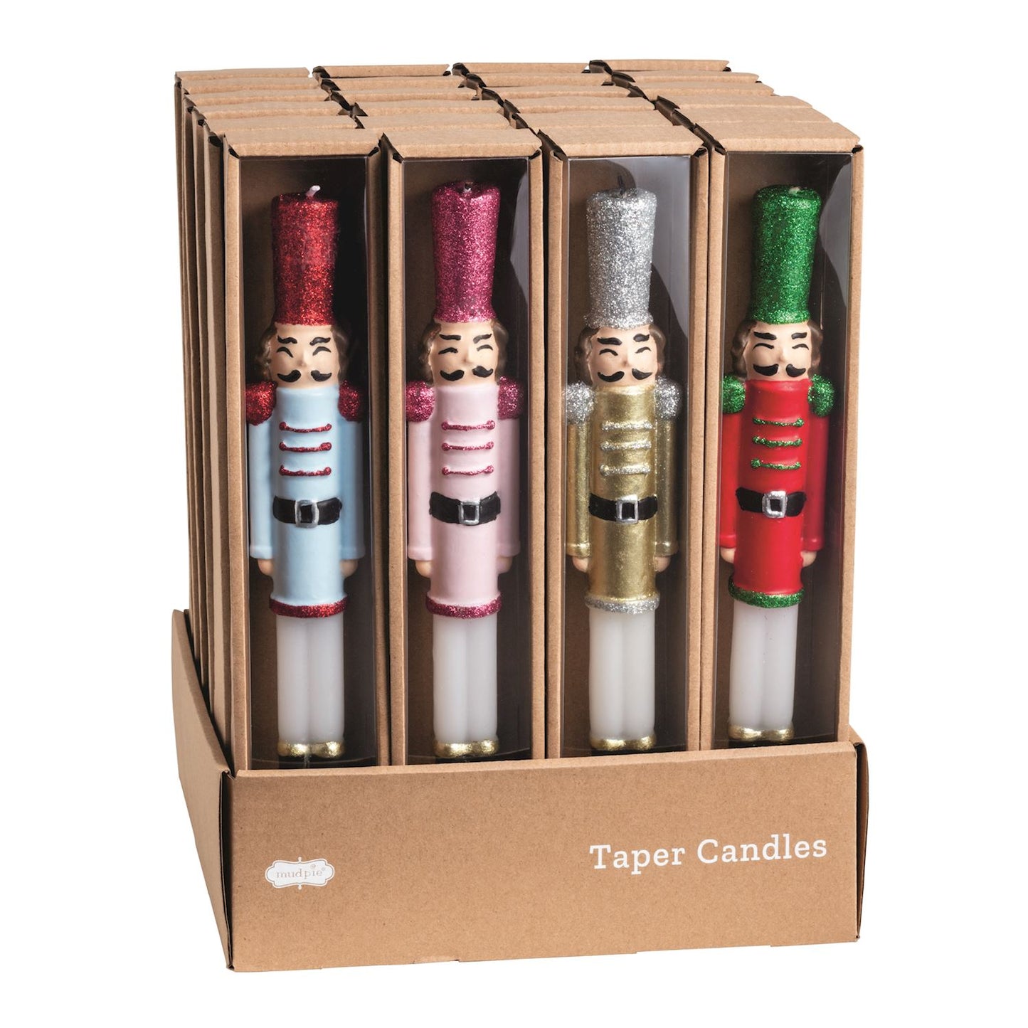 Mud Pie - Taper Candle - Glitter Nutcracker - Findlay Rowe Designs