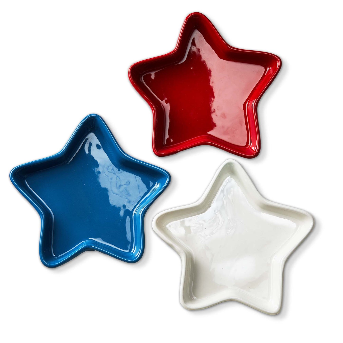 Appetizer Plate - Star Red White or Blue - Findlay Rowe Designs
