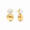 Julie Vos - Earring - Solara Midi - Iridescent Clear Crystal - Findlay Rowe Designs
