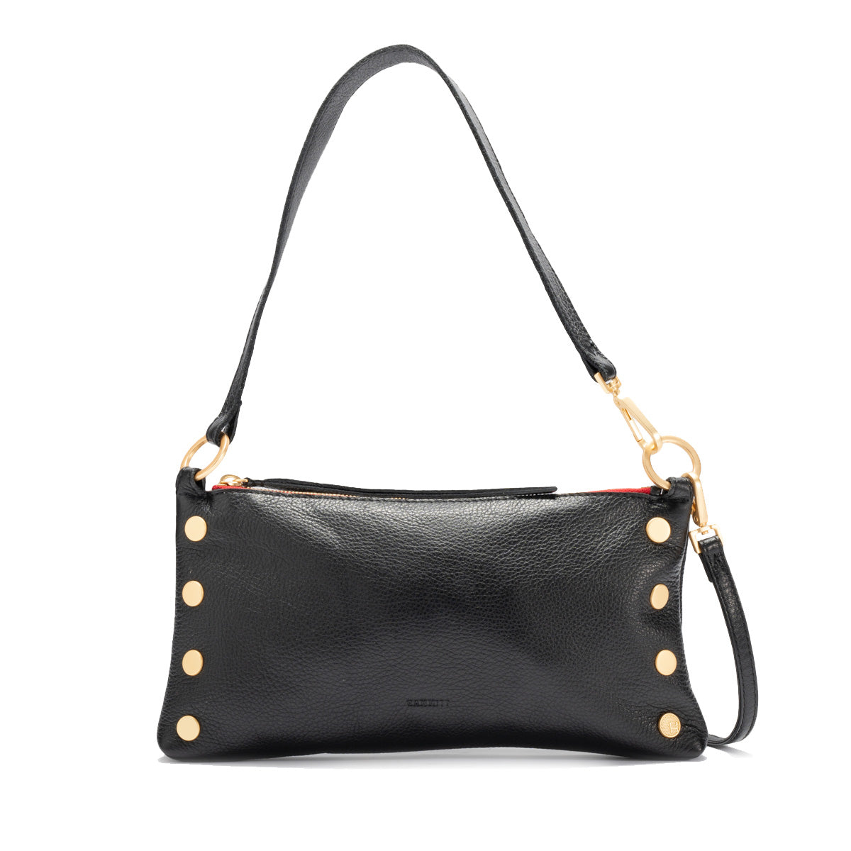 Hammitt - Kyle Small - Black Brushed Gold - Red Zip - Findlay Rowe Designs