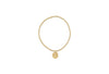 Enewton - Extends - Classic Gold 2mm Bead Bracelet - Inspire Love Small Gold Charm - Findlay Rowe Designs