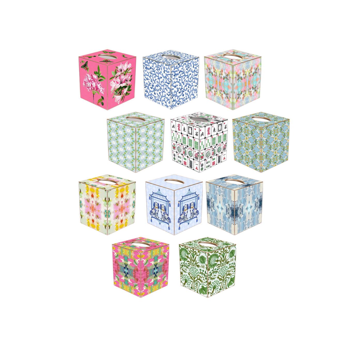 Marye-Kelley - Tissue Box Cover - Papier Mache