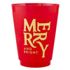 Party Cups - Gold Foil Red Cups - Merry and Bright - Set 6