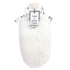 Bella Sleep+Spa - Plush Mohair Slippers - Spa White - Findlay Rowe Designs