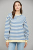 Stripe Oversized Sweatshirt - Blue Yellow - Findlay Rowe Designs