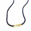 The Silver Wren - Necklace - Lucky Fish Beaded - Navy 16in - Findlay Rowe Designs