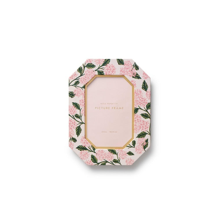 Rifle Paper Co - Frame 4x6 - Paper Wrapped - Pink Hydrangea - Findlay Rowe Designs