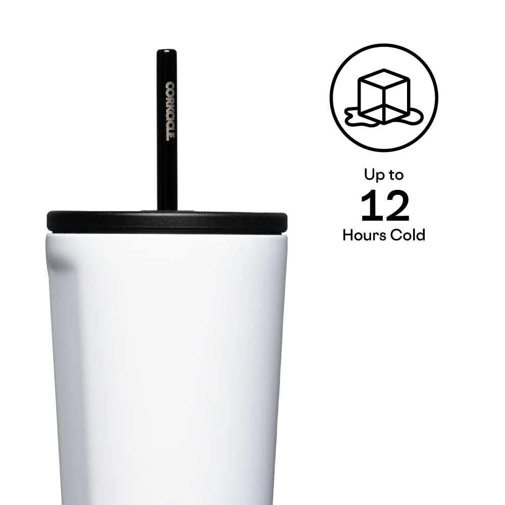 CORKCICLE- WHITE 24OZ GA TECH COLD CUP - Findlay Rowe Designs
