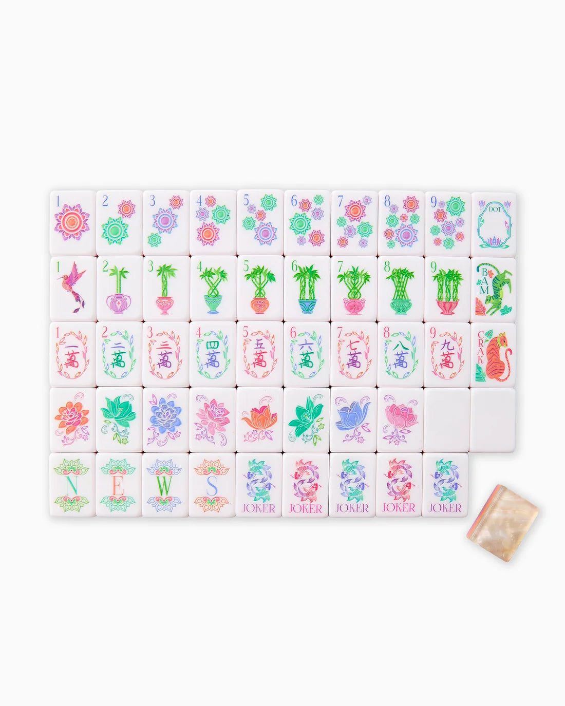 Oh My Mahjong - Pearlescent Mahjong Tiles - Findlay Rowe Designs