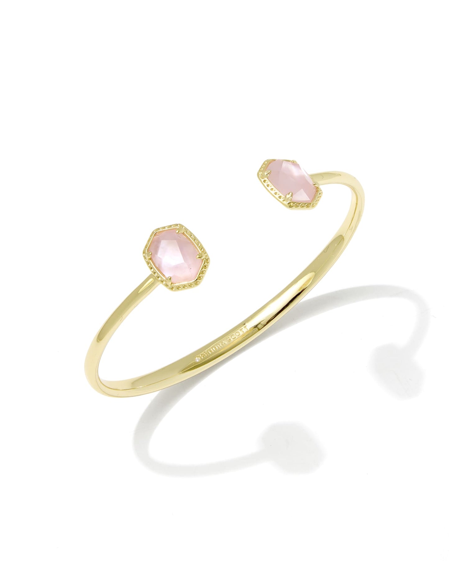 Kendra Scott - Bracelet - Daphne Gold Frame Cuff - Pink Mother-of-Pearl - Findlay Rowe Designs