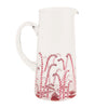 Mud Pie - Glass Pitcher - Candy Cane