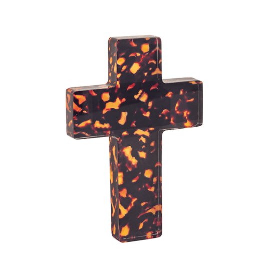 Mud Pie - Cross - Resin - Tortoise - Findlay Rowe Designs