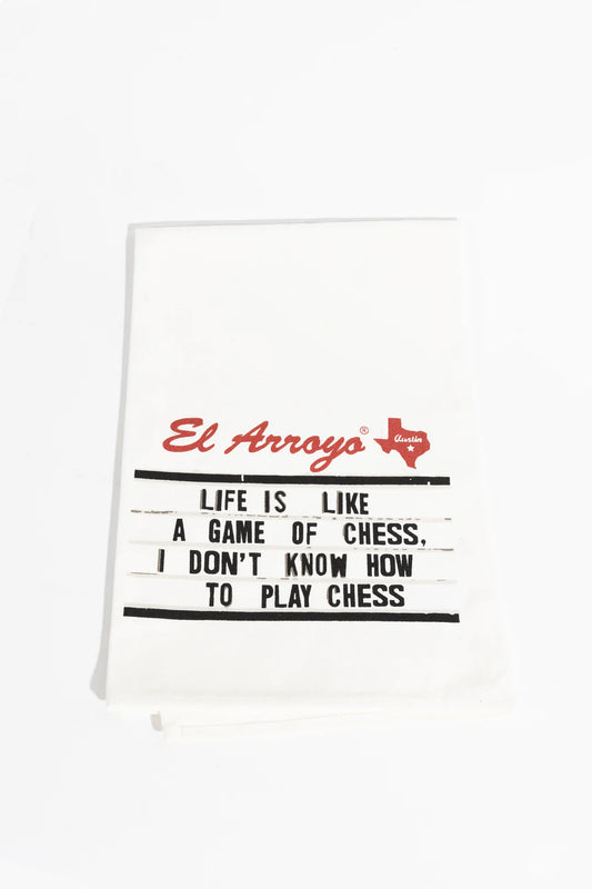 EL ARROYO- Tea Towel - Chess