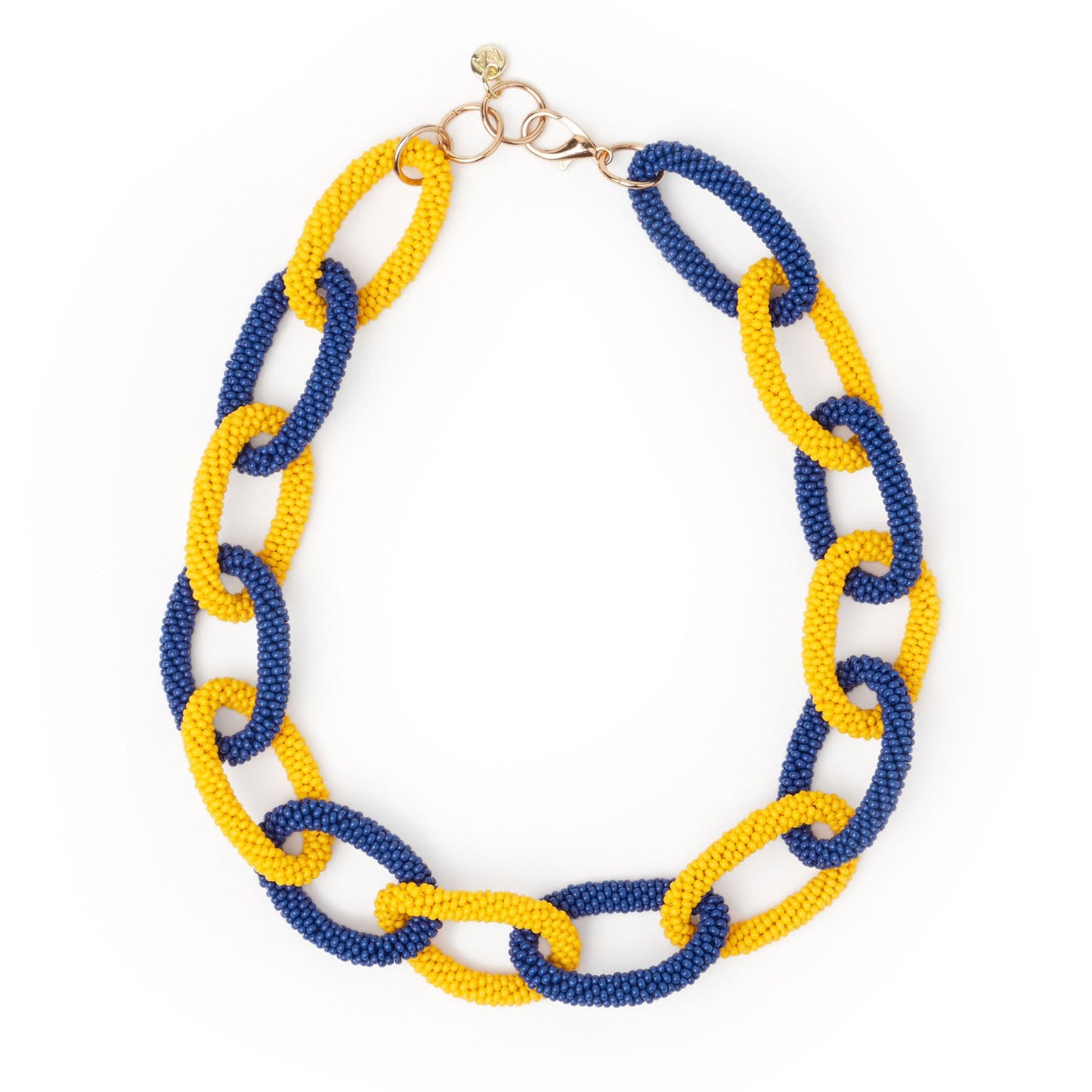 Ink + Alloy - Necklace - Gameday Beaded Chain Link - Findlay Rowe Designs