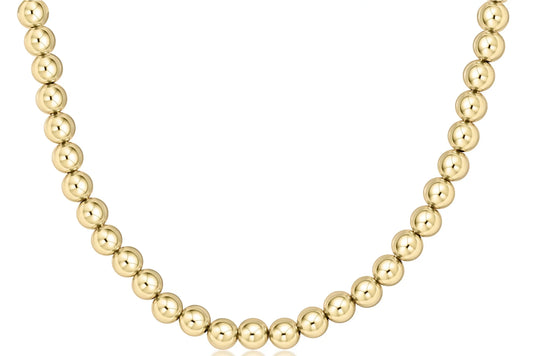 Enewton- 17" 8mm Classic Gold Bead Choker