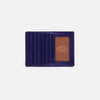 Hobo - Euro Slide Card Case -  Polished Leather Winter Violet