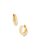 Kendra Scott - Mikki Metal Huggies - Gold - Findlay Rowe Designs