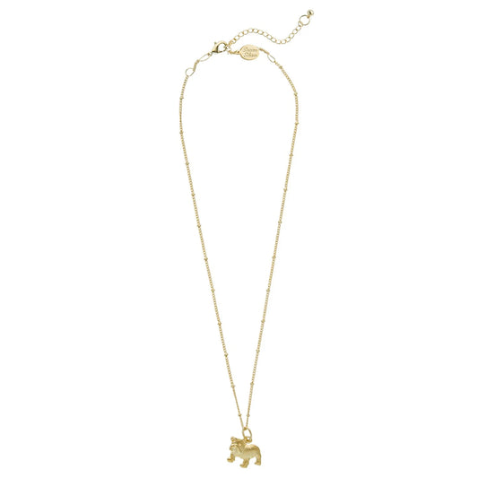 Susan Shaw - Necklace - Dainty Bulldog - Findlay Rowe Designs