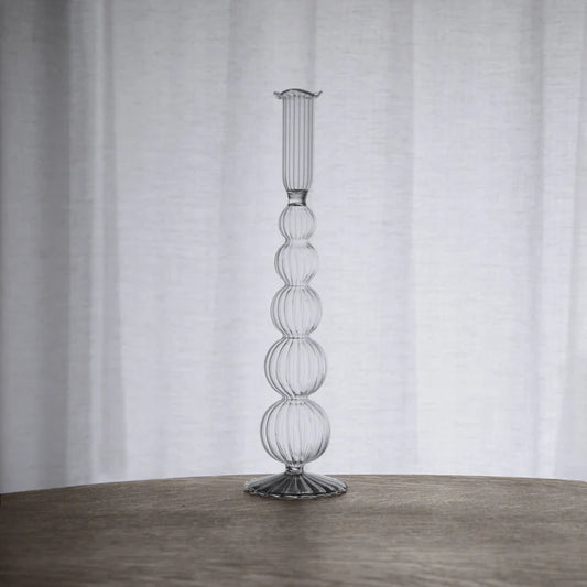 Beatriz Ball - Cambridge Olivia 12" Candle Holder - Glass - Findlay Rowe Designs