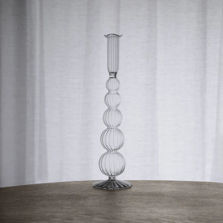 Beatriz Ball - Cambridge Olivia 12" Candle Holder - Glass - Findlay Rowe Designs