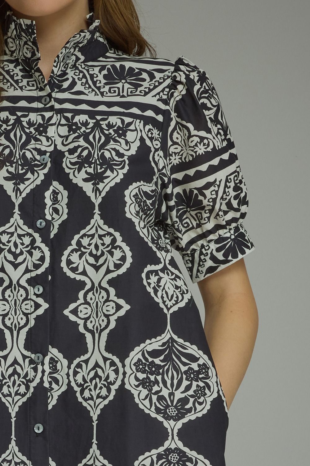 Entro - Dress - Maxi Ornamental - Black - Findlay Rowe Designs