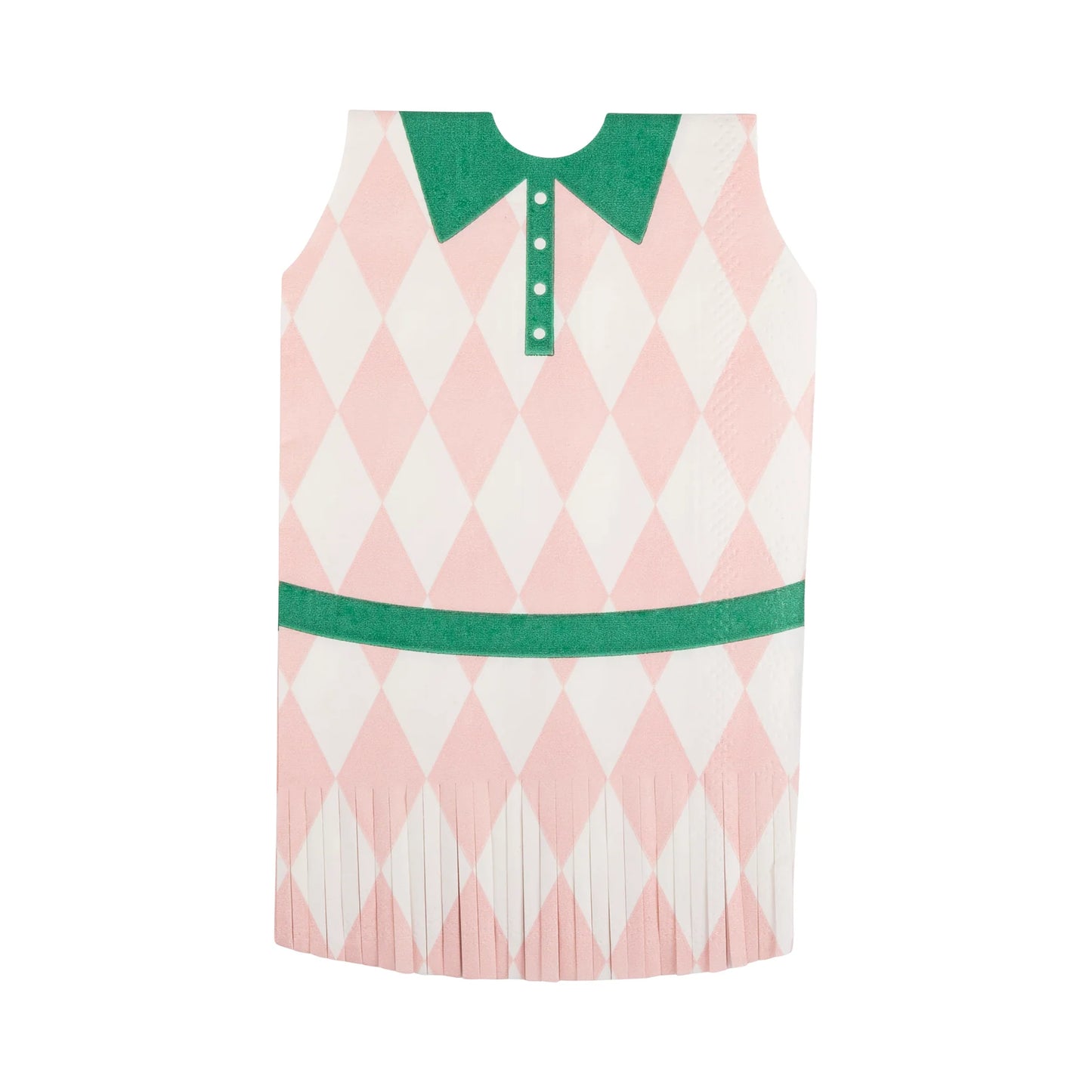 Luncheon Napkin - Tennis Dress Fringe