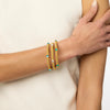 Julie Vos - Cabochon Bangle -  Medium - Pearl - Findlay Rowe Designs