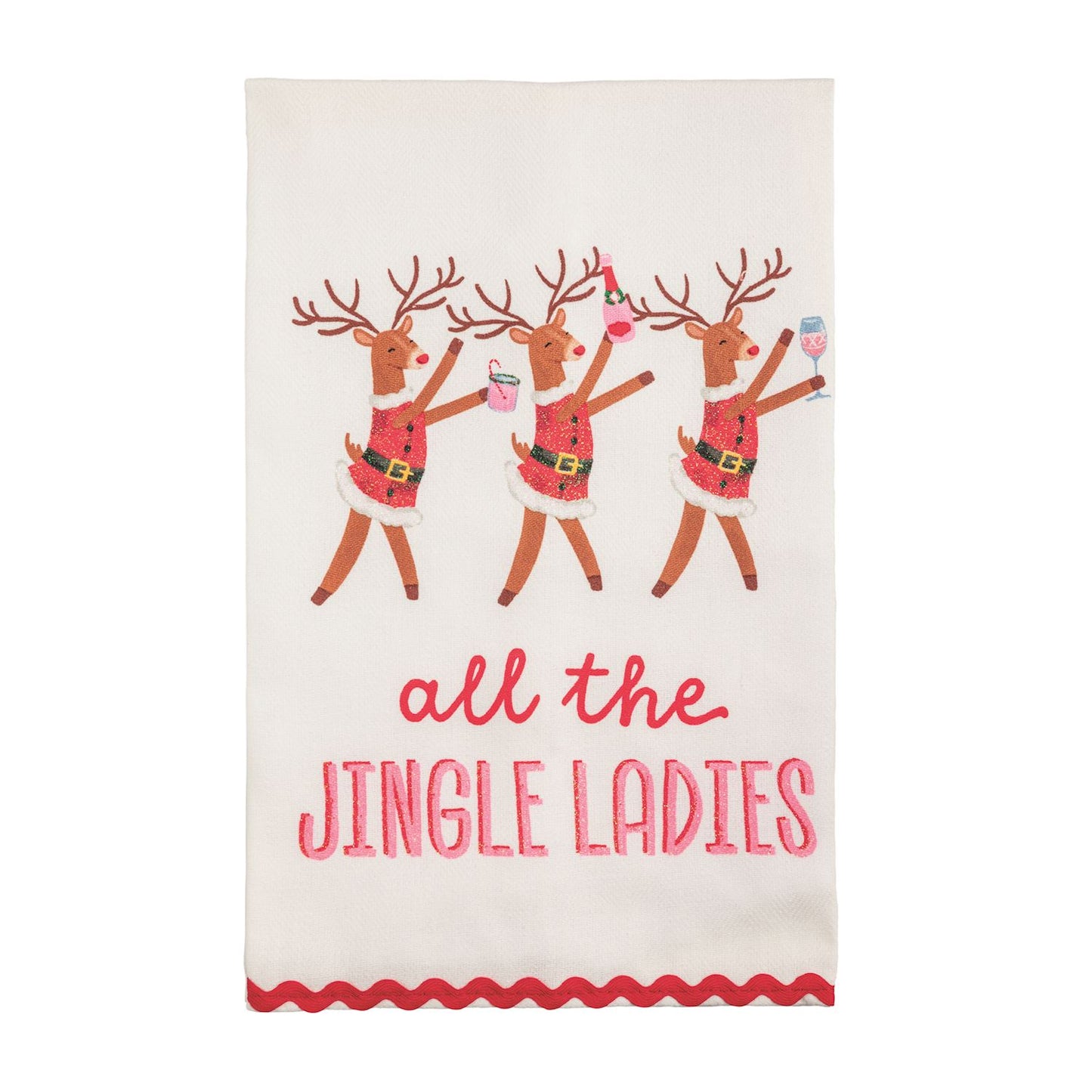 Mud Pie - Tea Towel - Holiday Bar Glitter - Findlay Rowe Designs