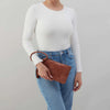 Hobo - Sable Wristlet - Buffed Leather - Burnished Saddle - Findlay Rowe Designs