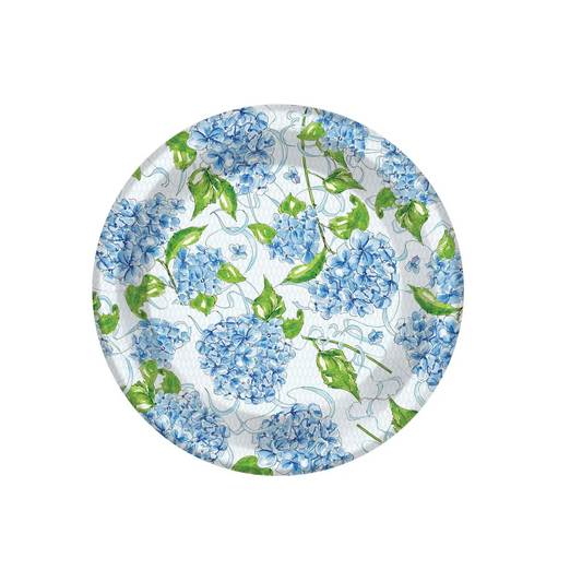 Rosanne Beck - 8in Paper Dessert Plate - Hydrangea Allover - Findlay Rowe Designs
