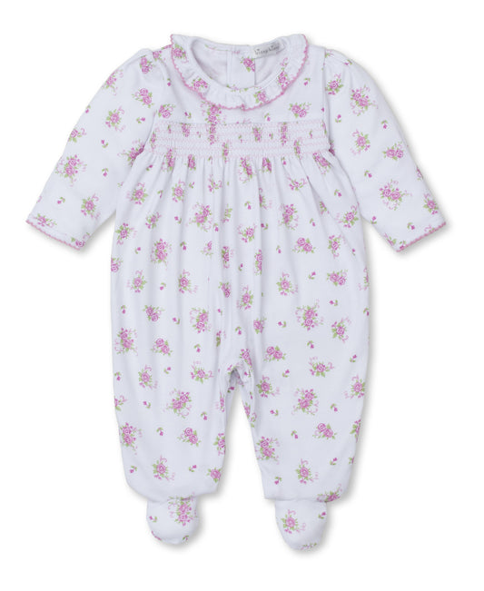 Kissy Kissy - Floral Onesie - Pink and White - Findlay Rowe Designs